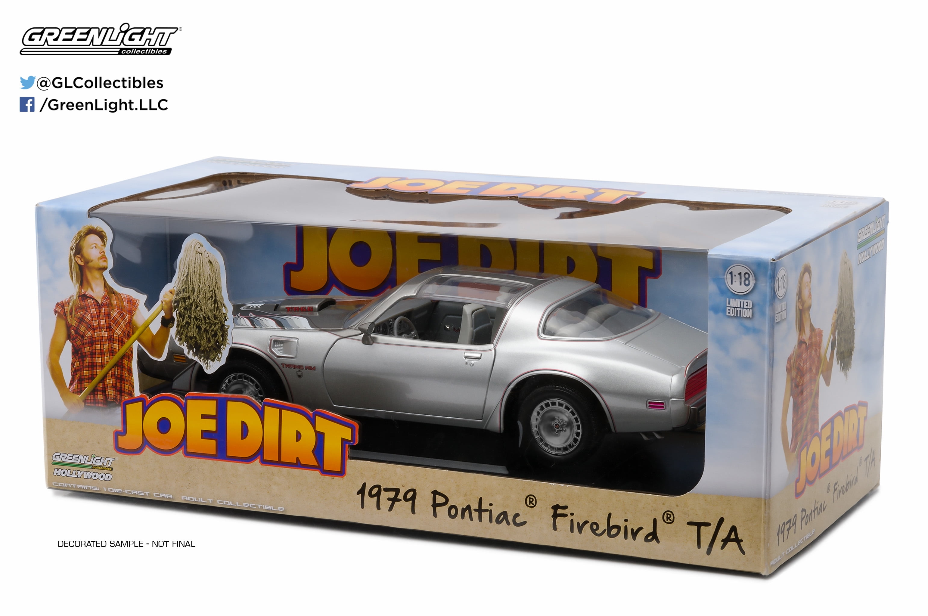 1:18 Joe Dirt (2001) - 1979 Pontiac Firebird Trans Am - Walmart.com