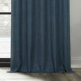 thumbnail image 5 of Indigo Faux Linen Grommet Room Darkening Curtain (1 Panel), Indigo, 50W X 96L, 5 of 10