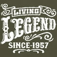thumbnail image 3 of CafePress - Living Legend Since 1957 Dark T Shirt - Men's Classic Graphic Cotton T-Shirt, 3 of 4