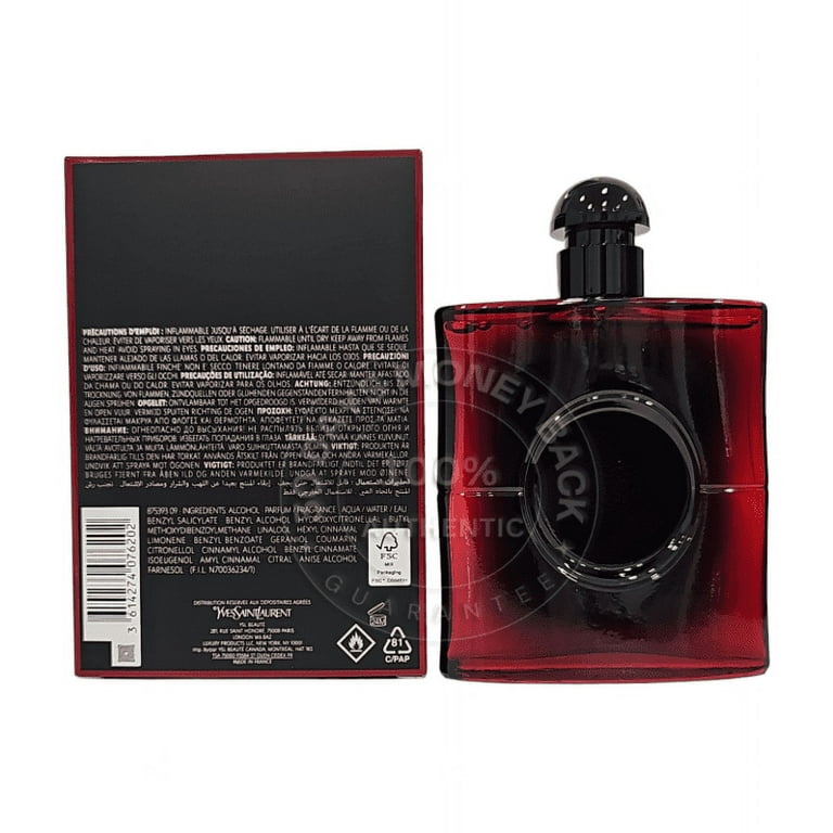 Black Opium Over Red by Yves Saint Laurent Eau De Parfum Spray 3 oz for Women Walmart