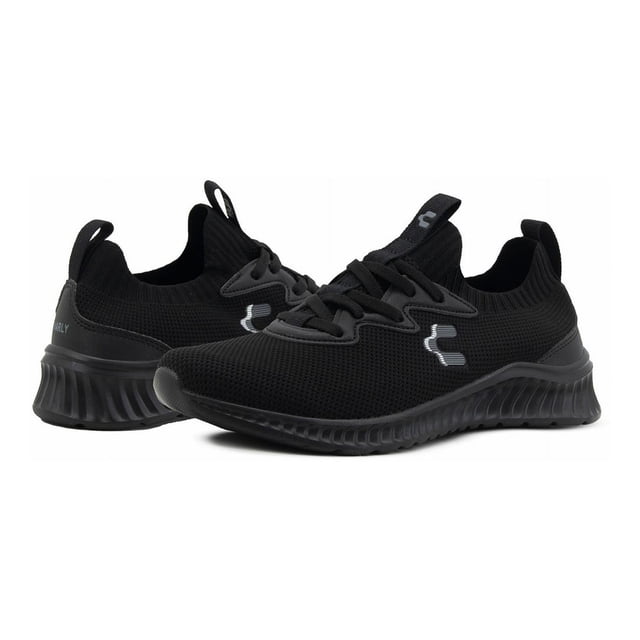 Tenis Charly Juvenil Walking Relax Light Sport Negro 22-28 negro 23