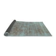 thumbnail image 2 of Ahgly Company Indoor Square Abstract Light Blue Modern Area Rugs, 4' Square, 2 of 4
