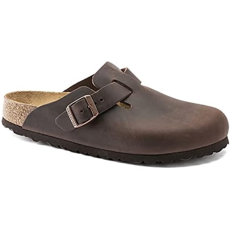 Birkenstock Unisex Boston Soft Footbed Clog Slip On Mule Sandal Habana Oiled Leather 36 5-5.5 Women/3-3.5 Men