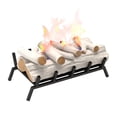 thumbnail image 3 of Regal Flame 24" Ethanol Fireplace Log Set With Burner Insert From Gas Logs Birch, 3 of 7