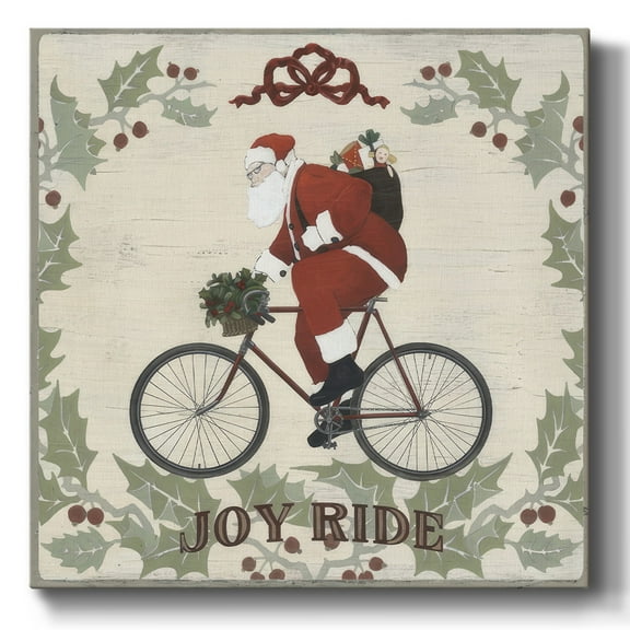 Joyride Santa Collection A- Gallery Wrapped Canvas