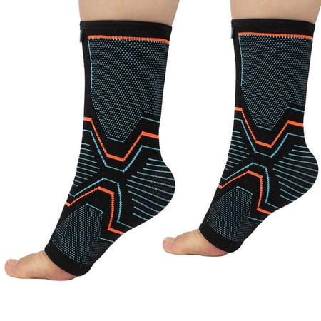 1 pair Unisex Foot Care Anckle Protect Anti Fatigue Foot Socks Foot Arch Support Plantar Fasciitis Compression Socks Foot Pain Relief BLUE S