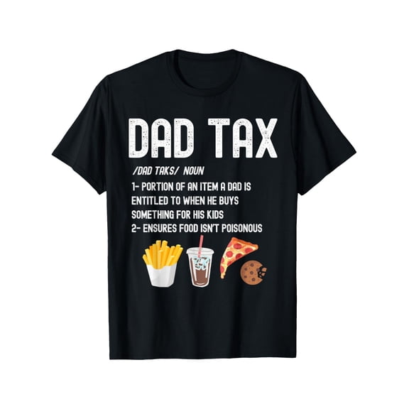 Men's Funny Dad Tax Definition Graphic T-Shirt