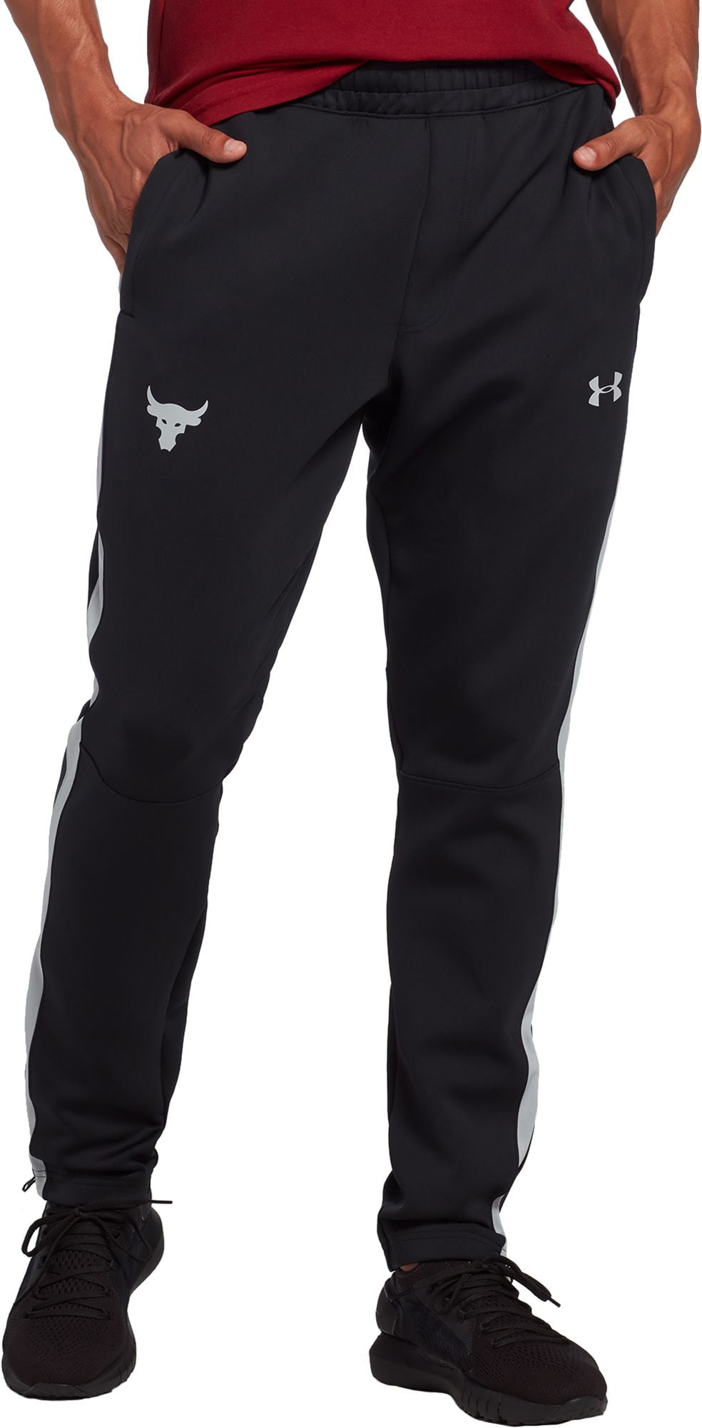Amazon.com: Under Armour Men's Project Rock Knit Track Pants Loose Fit  (as1, Alpha, l, Regular, Regular) Black : Clothing, Shoes & Jewelry