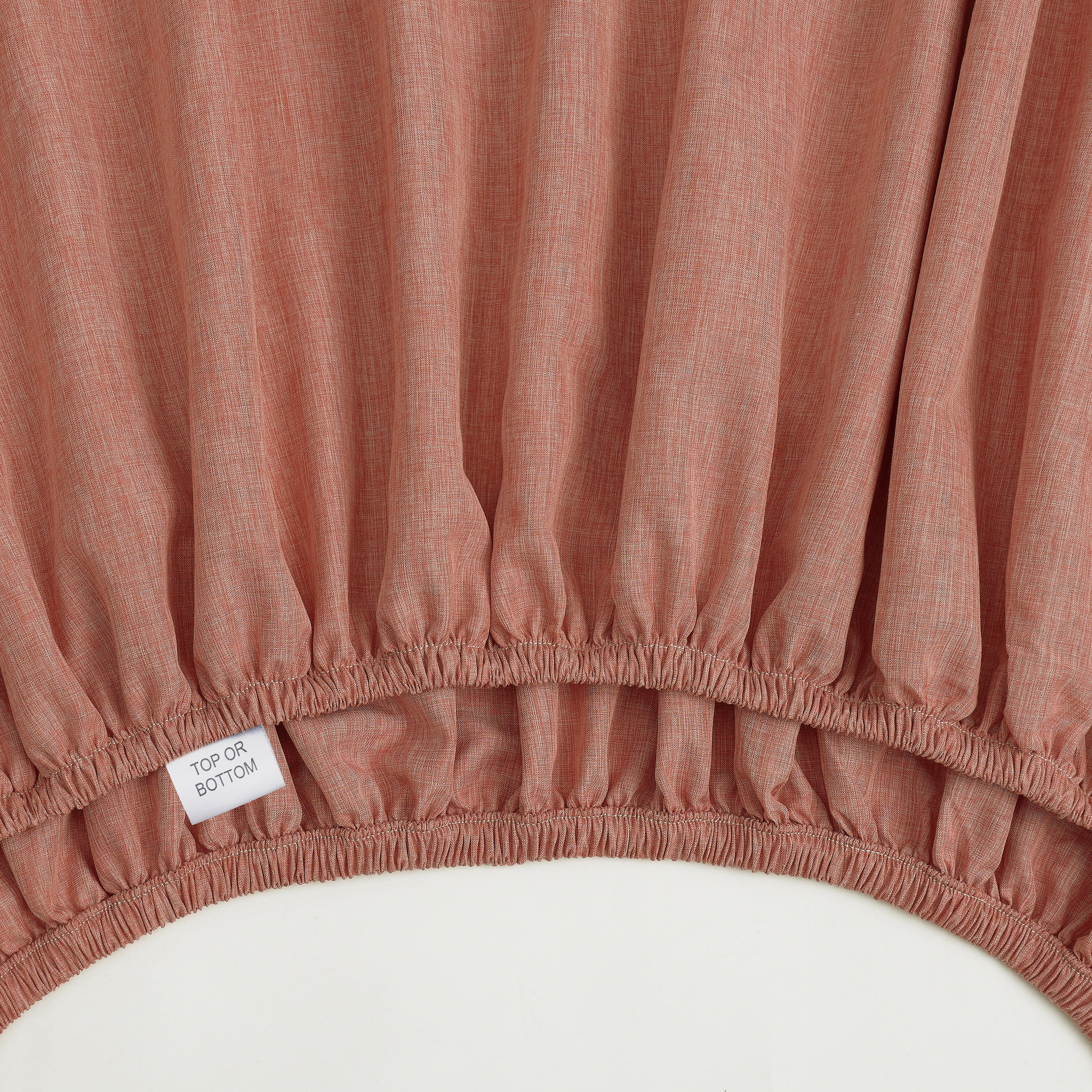 Mainstays Super Soft Textured Microfiber Bed Sheet Set, Full, Terracotta Dream, 4 Piece
