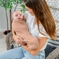 thumbnail image 4 of Comfy Cubs 1 Pack Muslin Swaddle Blankets - Receiving Blanket, Wrap for Boys and Girls (Cedar), 4 of 5