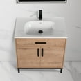 thumbnail image 4 of Blossom Lisbon 30" Freestanding Vanity w/ SMC Sink | Classic Oak | All-Wood| Soft-Close Doors, 4 of 9