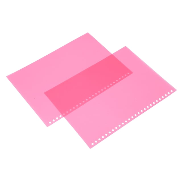 Couverture De Reliure En Papier 50pcs B5 26 Trous Couverture En Papier Givré Translucide étanche Enroulable PP Couverture De Reliure De Page Pour Rapports Présentations Fichier Document(Rosé)