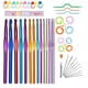thumbnail image 1 of Eigraketly 1 Juego de agujas de tejer, herramientas portátiles de bricolaje, suministros de costura coloridos, accesorios para el hogar, Artesanía 007-Modell, 1 of 6