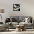 thumbnail image 4 of Stupell Industries Modern Feathery Windblown Wheat Gray Floating Frame Canvas Art, 18 x 18, by Raymond Powers, 4 of 8