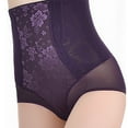 thumbnail image 4 of Leak Proof Underwear for Women Shapewear Tummy Underwear - Womens High Waisted Shapewear Panties Body Shaping Briefs Girdle Compression Panty Butt Lifter Briefs High Waisted Panties for Women Purple, 4 of 7