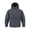 Gray, variant on Men's Lightweight Packable Anorak Windbreaker Quarter Zip Pullover Hooded Regular Fit Mesh Lined with Zipper Kangaroo Pocket for Hiking Travel
