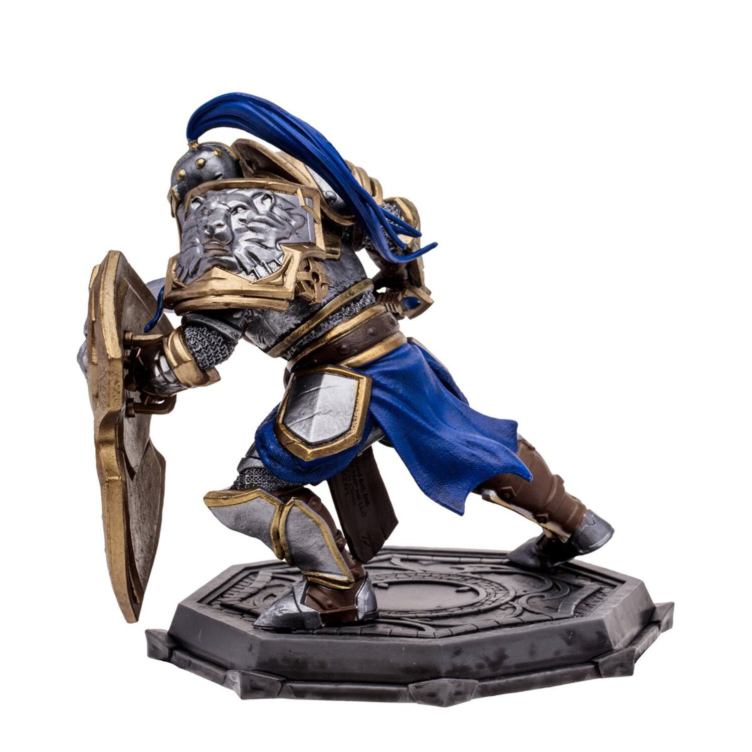 WoW Wave 1 Human Paladin Warrior 1:12 Scale Posed Figure