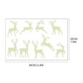 thumbnail image 2 of Christmas Window Clings Holiday Wall decals, Fluorescent Wall Stickers For Christmas Deer That Glows In The Dark Party, 2 of 2