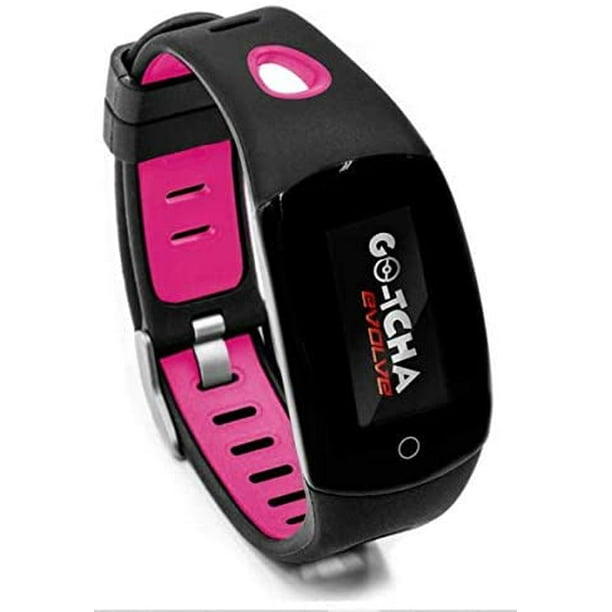 Go Tcha Evolve Go Tcha 2 Led Touch Wristband Watch For Pokemon Go With Auto Catch And Auto Spin Black Pink Walmart Com