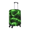 thumbnail image 3 of Disketp Green Lightning Elastic Travel Luggage Cover Travel Suitcase Protective Cover For Trunk Case Apply To 18''-32'' Suitcase Cover (Luggage not included)-Large, 3 of 9