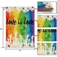 thumbnail image 3 of Rainbow Garden Flag Double Sided Pride Gay Pride Lesbian LGBT Flag Yard Outdoor Decoration 12 x 18 Inch, 3 of 6