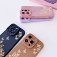 thumbnail image 4 of Compatible with iPhone 14 Pro Case, Butterfly Pattern with Side Plated Heart Pattern Soft Silicone Shockproof Full Camera Lens Cute Case for iPhone 14 Pro 6.1" for Women Girl Purple, 4 of 7