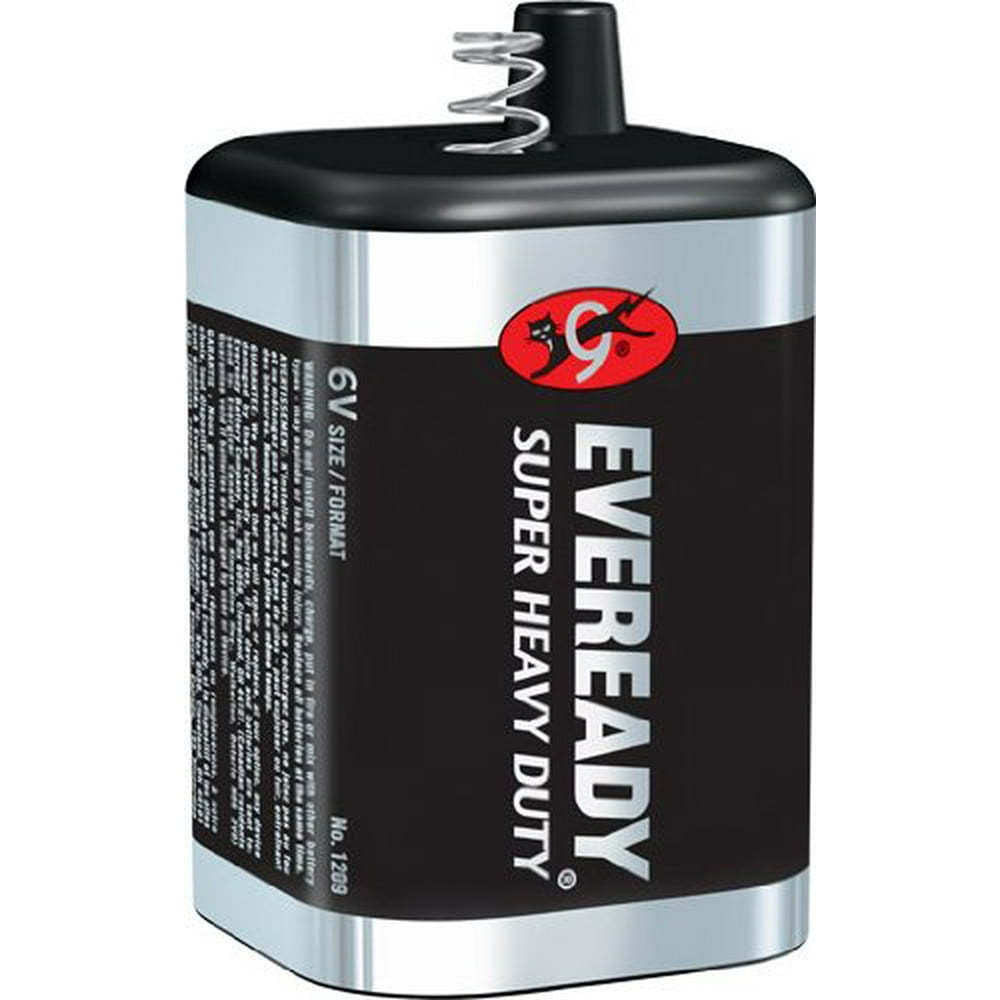Eveready Super Heavy Duty 6V Carbon Zinc Battery