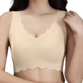 thumbnail image 4 of Eashery Women Bras Push Up Adjustable Every Day Womens Bra Comfortable Beige 2XL, 4 of 4