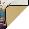 thumbnail image 6 of Dreamtimes Rex on Monster Truck Area Rug 39x20 in, Stain Resistant Comfy Carpet Small Throw Rug Anti Slip Elastic Cotton Interlayer for Kitchen Bathroom Living Room Bedroom, 6 of 6