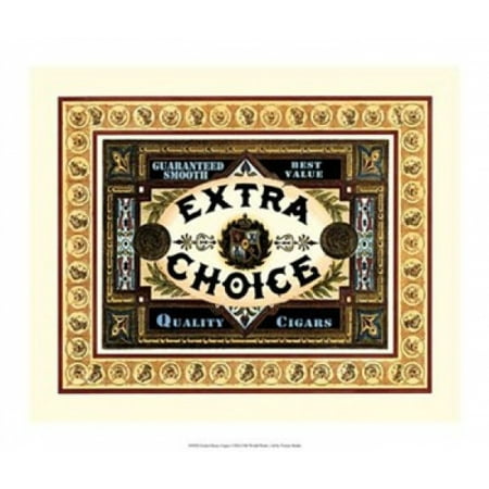Extra Cigars - Extra Choice Cigars Poster Print by Vision studio (17 x 14)