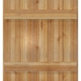 thumbnail image 5 of 26 7/8"W X 29"H Timbercraft Five 5 3/8" Boards Joined Board-N-Batten Shutters, Rough Sawn Western Red Cedar (Per Pair), 5 of 13