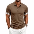 thumbnail image 2 of Guluxicc Men's Henley T Shirts Button Classic Fit Short Sleeve Everyday Wear Shirts Summer Casual Outfits, 2 of 9