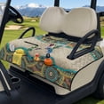 thumbnail image 3 of Whosucclay Foldable Golf Cart Seat Covers for Club Car 2-Person Golf Carts, 4 Convenient Pockets with Holes Club Car Seat Cover Protector, Hummingbird Mandala Print, 3 of 9