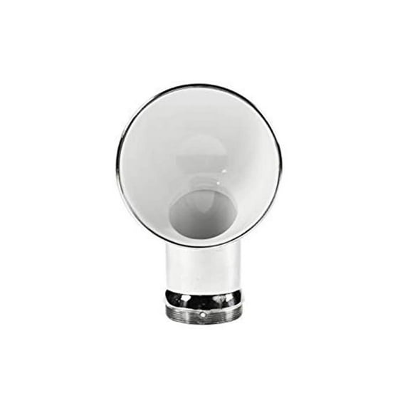 MARINE CITY 3 Inch Round White Cowl Vent 304 Stainless Steel, Marine Boat Yacht Ship Hardware, Pack of 1