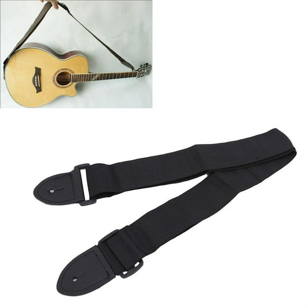 Portable Acoustic Guitar Strap Stain Resistant Adjustable Shoulder Strap  Guitar Ukulele Ethnic Plucked Musical Instrument Accessories 