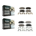 thumbnail image 1 of TEC Front Rear Ceramic Brake Pads Kit for Car Nissan Altima LEAF KTC-100275, 1 of 10