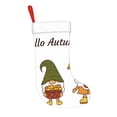 thumbnail image 2 of Daiia Hello Autumn Print Christmas Stocking，18"Large Knitted Xmas Stocking for Kids, Family Stocking for Fireplace Christmas Holiday Party Decoration, 2 of 7