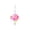Pink, variant on FastXmas Hanging Ball Chew Toy For Parrots Birds Cage Decor Detachable Designs Reduce Pet Anxiety Daily Bird Cage Entertainment Toy with 1 Bell for Budgie African Grey Cockatoo Cockatiel Sun Conures