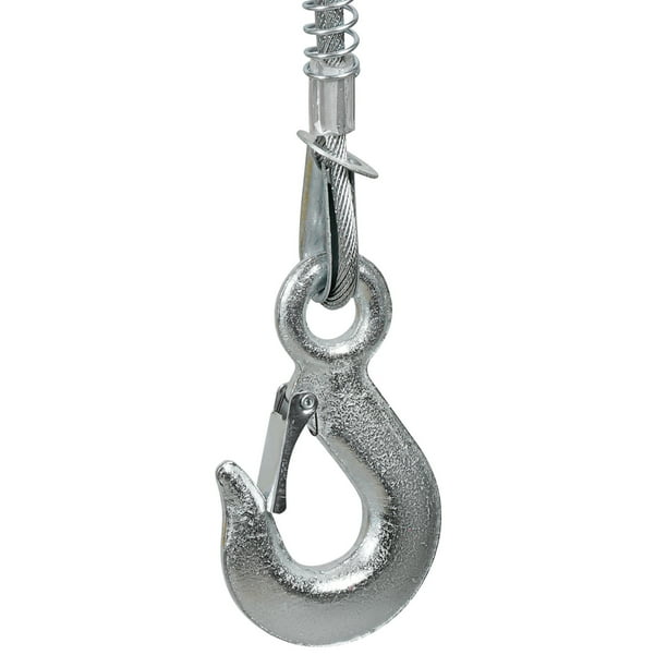 Polipasto electrico VEVOR, capacidad de elevación de 880 lbs, cabrestante de alambre de acero electrico de 850 W 110 V con control remoto inalámbrico, altura de elevación de un solo cable de 40 pies