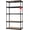 Black 30" x 12" x 60", variant on Garage Storage Shelves, 5-Tier Adjustable Metal Shelving Unit, 30" x 12" x 60", 2000 lb Capacity