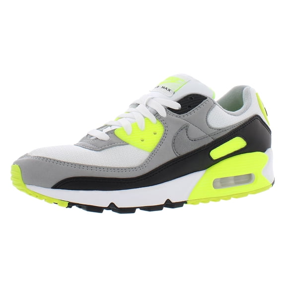 Nike Air Max 90 Mens Shoes Size 10, Color: White/Black/Volt