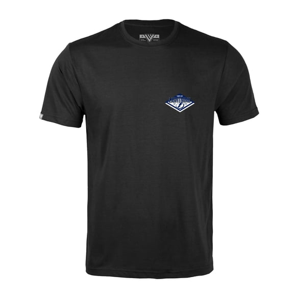 Men's Levelwear Black Tampa Bay Lightning Richmond Club Patch 2.0 T-Shirt