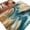 Light Beige Turquoise, variant on 5'x8' Area Rugs, Teal Brown Indoor Outdoor Area Rug for Living Room Bedroom, Abstract Art Modern Water Ripple Washable Bathroom Rugs Kitchen Floor Carpet Mats Home Decor Aesthetic