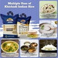 thumbnail image 2 of Rani Khichadi Indian Rice 64oz (4lbs) 1.81kg Cloth Bag ~ All Natural | Gluten Friendly | Vegan | Kosher | Export Quality | Indian Origin, 2 of 10