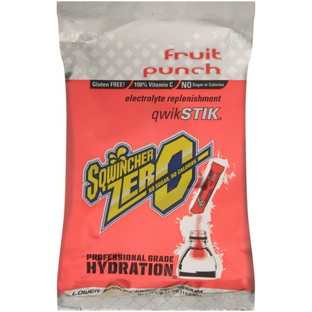 Sqwincher, Zero Sugar, Fruit Punch, 50 Sticks