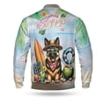 thumbnail image 2 of German Shepherd Hello Summer with Sunglasses and Surfboard Tropical Vibes All Over Print 3D Baseball Jacket Alsatian Dog Lover Gifts Bomber Jacket Softball - 00007, 2 of 6