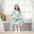 thumbnail image 7 of joogoo Wearable Blanket Hoodie for Cartoon Crocodile Skating Oversized Sherpa Hooded 3-14 YR M, 7 of 7