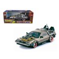 thumbnail image 1 of Máquina del tiempo Delorean de \ Back To The Future III \ Movie 1/18 Diecast Model Car de Sunstar Sun Star 2712, 1 of 1