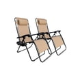 thumbnail image 1 of Camastro Gravedad Cero Beige Plegable Reclinable Exterior 2 Piezas, 1 of 5
