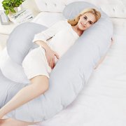 E Shaped Body Pregnancy Pillow Maternity Belt Support Full Body Pillow